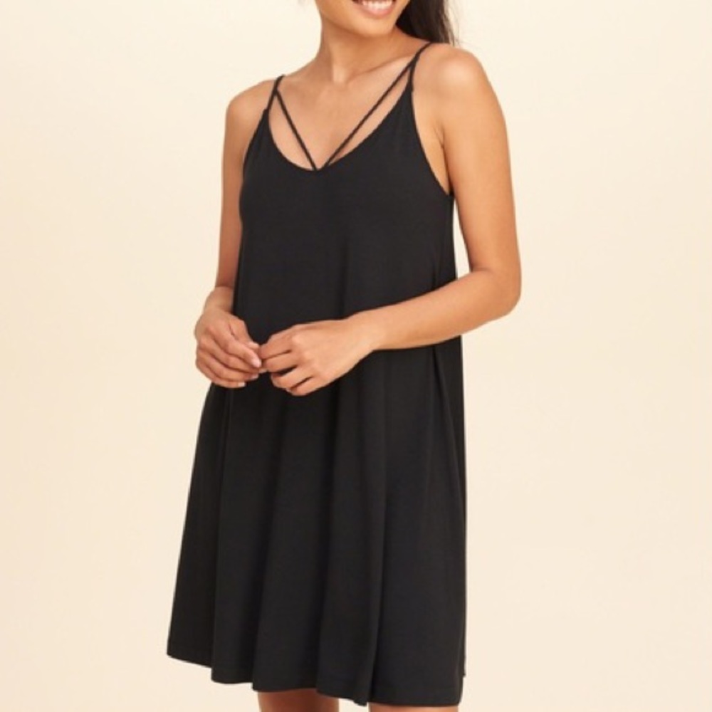 NWOT Hollister Swing Strappy Front Dress